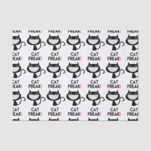 Seda ¡Gato Freak! Papel de tono divertido