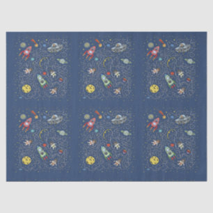 Seda Gatos con papel de tejido espacial