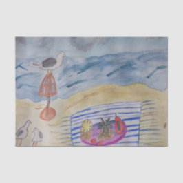 Seda Gaviotas sobre el papel de los tejidos en la playa