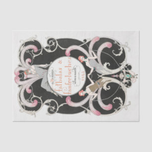 Seda George Barbier, papel de tejidos Art Deco