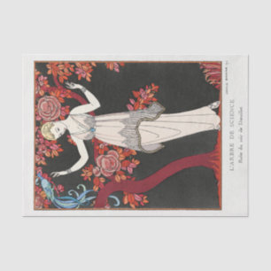 Seda George Barbier, papel de tejidos Art Deco