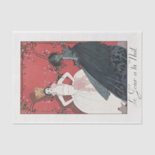 Seda George Barbier, papel de tejidos Art Deco