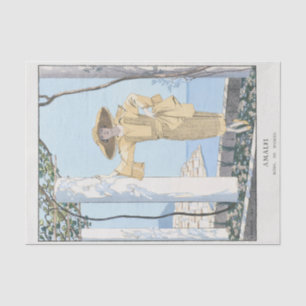 Seda George Barbier, papel de tejidos Art Deco