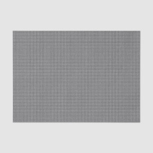 Seda Gingham, PAPEL WRAP DE TISSUE negro-blanco
