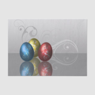 Seda Glamour Eggs de Pascua - Papel de tejidos