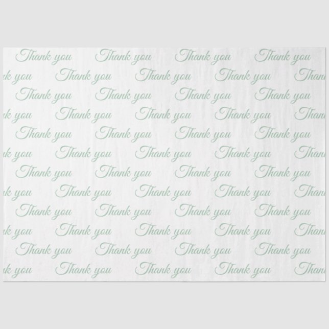 Seda Gracias Papel de ajuste (Anverso)