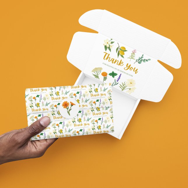 Seda Gracias Papel De Tejido Comercial (Show your gratitude with this thank you apothecary tissue paper! )