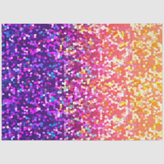 Seda Gráfico de Purpurina de papel de tejidos (Anverso)