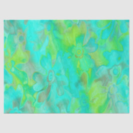 Seda Grungy-Painted-Florals-2- Papel de tejidos