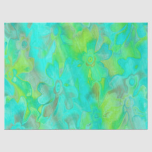 Seda Grungy-Painted-Florals-2- Papel de tejidos