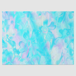 Seda Grungy-Painted-Florals-3- Papel de tejidos