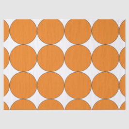 SEDA HALLOWEEN NARANJA GRAN PAPEL DE TEJIDO CIRCLE