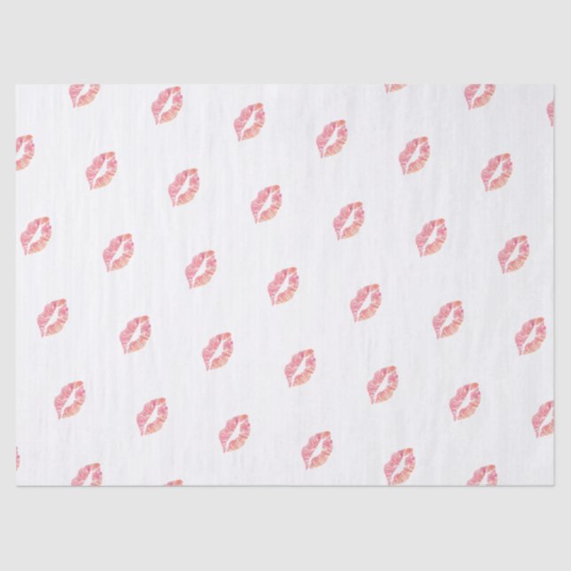 Seda HAMbyWG - Papel de tejidos de los labios besos (Anverso)