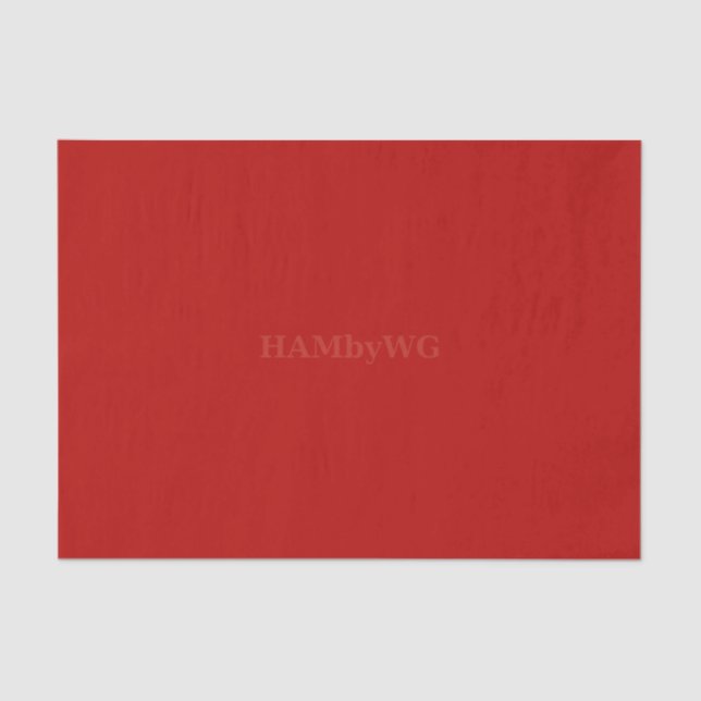 Seda HAMbyWG - Papel de tejidos - Redddd (Anverso)