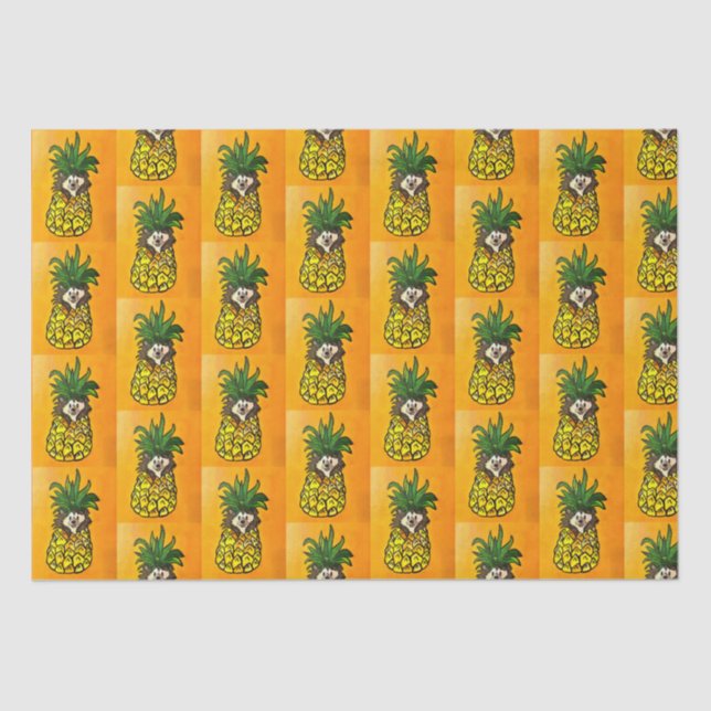 Seda Hedgehog y el papel del tejido de piña (Anverso)