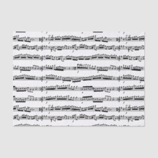Seda hoja de notas de papel tisular en blanco y negro