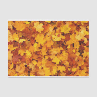 Seda hojas de otoño papel tisular
