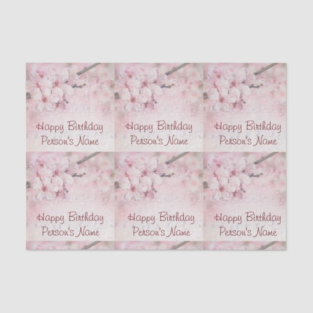 Seda Hojas de papel de tejidos establecidas (2) BCO de  (Anverso)