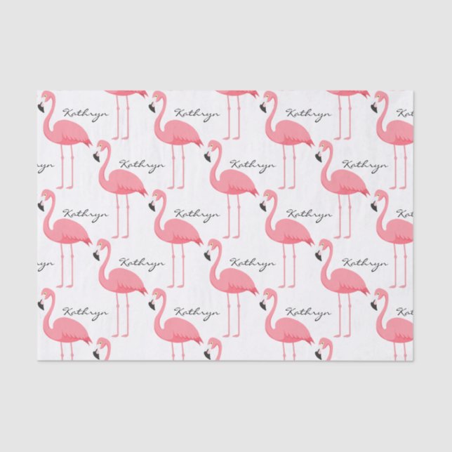 Seda Hojas de papel de tejidos flamencos personalizadas (Anverso)