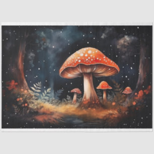 Seda Hongos en el bosque 4 Papel de deshielo