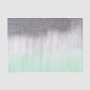 Seda hormigón urbano, papel de tejido verde de menta