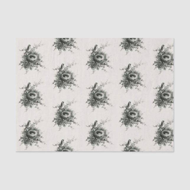 Seda HUEVOS DE Papel Tejido PERSONALIZADO EN NEST (Anverso)