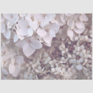 Seda Hydrangeas Dusty Rosa Papel del tejido de la desun
