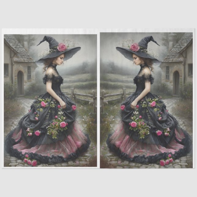 Seda Imagen de espejo Papel de tejidos salvajes (Anverso)