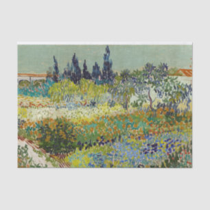 Seda Jardín de Arles Van Gogh Papel de la Decoración