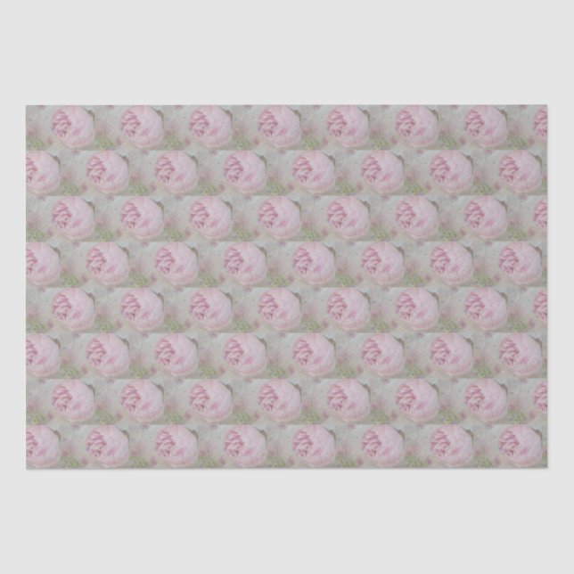 Seda Juego de Papel Tejido (2) Flores Silvestres Peonie (Anverso)