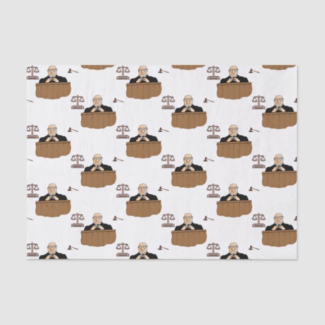 Seda Juez de Papel de Tejido Decorativo (Anverso)