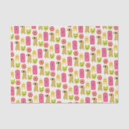 Seda Kawaii Monster Papel de cumpleaños