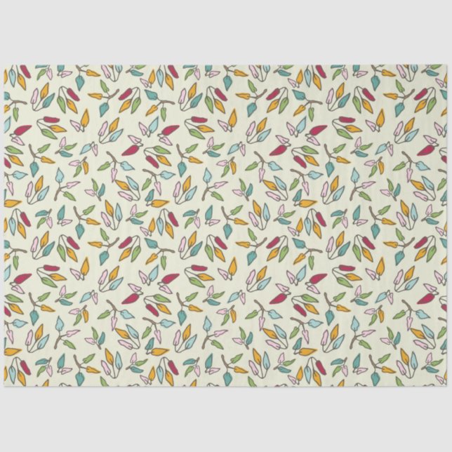 Seda La caída de Ficus deja papel de tejidos (Anverso)