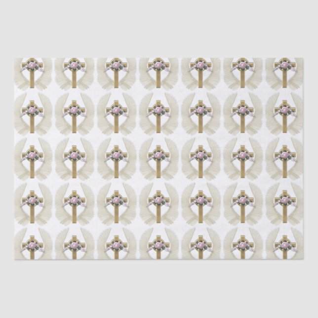 Seda La cruz de Pascua con ángel se va volando el papel (Anverso)