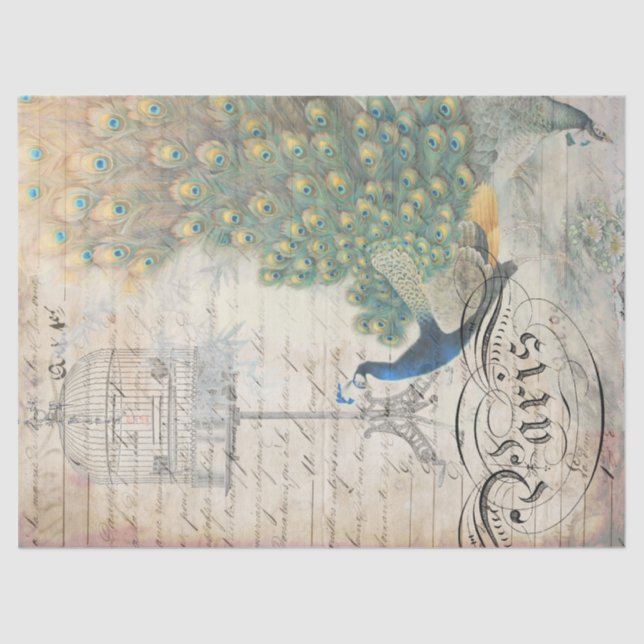 Seda La derecha de papel de Decoupage de las Ephemeras (Anverso)