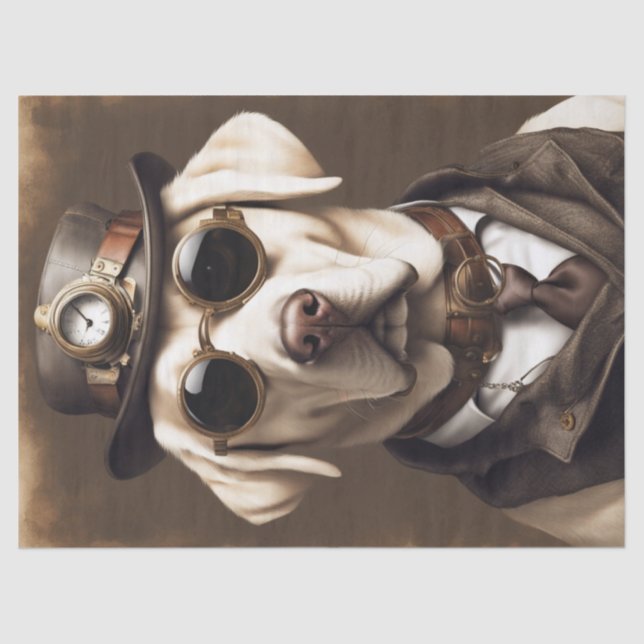 Seda Labrador en papel higiénico de vestimenta de Punk  (Anverso)