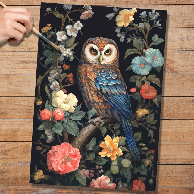 Seda Lechuza en Tapiz 3 Papel de desahucio (Subido por el creador)