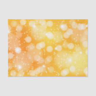 Seda Luces en papel de tejidos amarillos