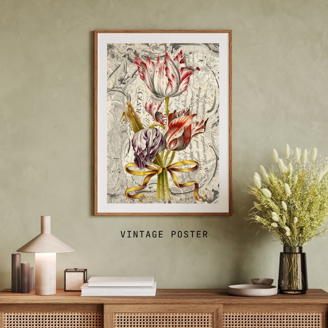 Seda Magnífico Papel de desconchado de tulipanes holand (Subido por el creador)