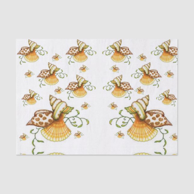 Seda Marcas de papel de tejido decorativo (Anverso)
