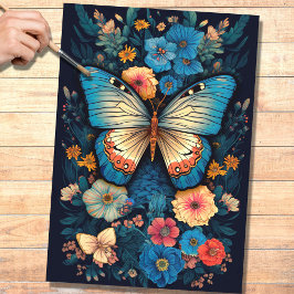 Seda Mariposa en Florencia 1 Papel de desconfianza