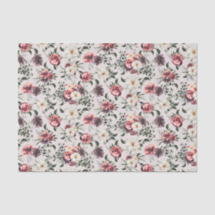 Seda Mauve Rosas Purple Peonies Papel de tejidos modern