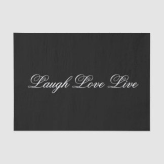 Seda Mensaje inspirador Papel de tono negro