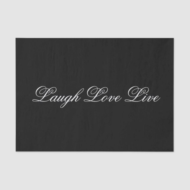 Seda Mensaje inspirador Papel de tono negro (Anverso)