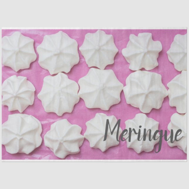 Seda Meringues en regalo de papel rosa (Anverso)