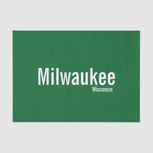 Seda Milwaukee, Papel de tejidos Wisconsin (Anverso)