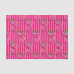 Seda Miss Kitty, Purpurina Rosa 2AO-TISSUE PAPEL DE RAP