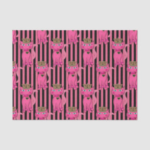 Seda Miss Kitty, Purpurina Rosa 4AO-TISSUE PAPEL DE RAP