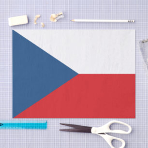 Seda Moda de Chequia, papel tisú de la bandera checa