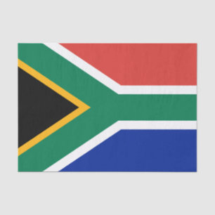 Seda moda de Sudáfrica, papel tisú de la bandera africa